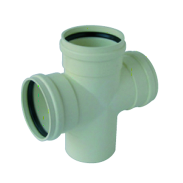 ADEQUA 1126186 ARM1 TE DOBLE PLANA 125 - 87 º PVC INSONOR